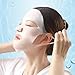 Ideal Swan Reusable Silicon Anti Mask, Moisturizing Facial Mask Cover, Wrinkle Face Mask Holder for Sheet Masks, Moisturizing Face Wrap for Prevent Evaporation Face Care Tool（5 Pack）