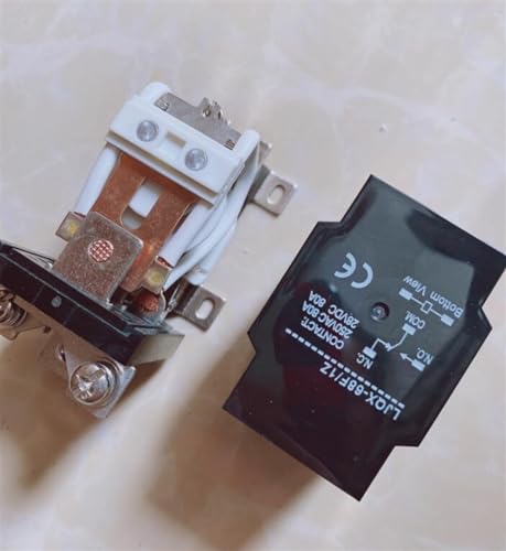 Relé electromagnético JQX-68F 1Z 80A DC24V de alta potencia para control de circuitos 2