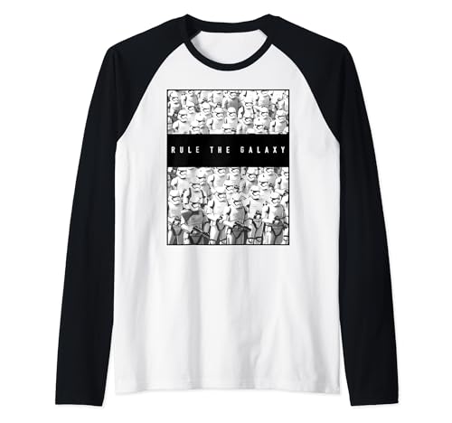 T-shirt baseball Star Wars Stormtrooper raglan bicolore