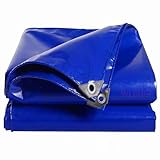 WLRHGl テントシート グラン 3.5 x 4.5 m ドシート タープ 軽量 防水シート耐摩耗 日除け コンパクト レジャーシート キャンプ 登山 ピクニック ハンモック 収納バッグ付き WLR010, ブルー