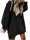 Mit einer Jeans und Sneakers kombiniert sorgt die Lang Sweatshirt für einen trendigen Auftritt. Die attraktive Sweatjacke mit seitlichen Eingrifftaschen eignet sich wunderbar für den Übergang und rundet vor allem lässige Looks aus Shirt und Jeans ab
