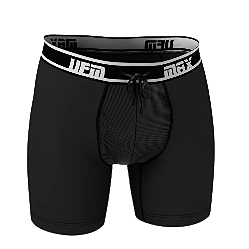 UFM Men’s Viscose Boxer Brief w/Patented Adj. Support Pouch MAX Support Gen 3.1