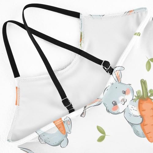 Girls Swimsuit Pattern of Rabbit with Carrot One Piece Swimwear4
