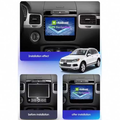 Autoradio Touchscreen Bluetooth para Touareg con Mirror Link y mapas GPS integrados 2