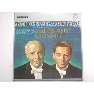 Kostelanetz, Andre Gershwin Concerto In F Rhapsody In Blue LP Philips BBL7420 EX/EX 1960