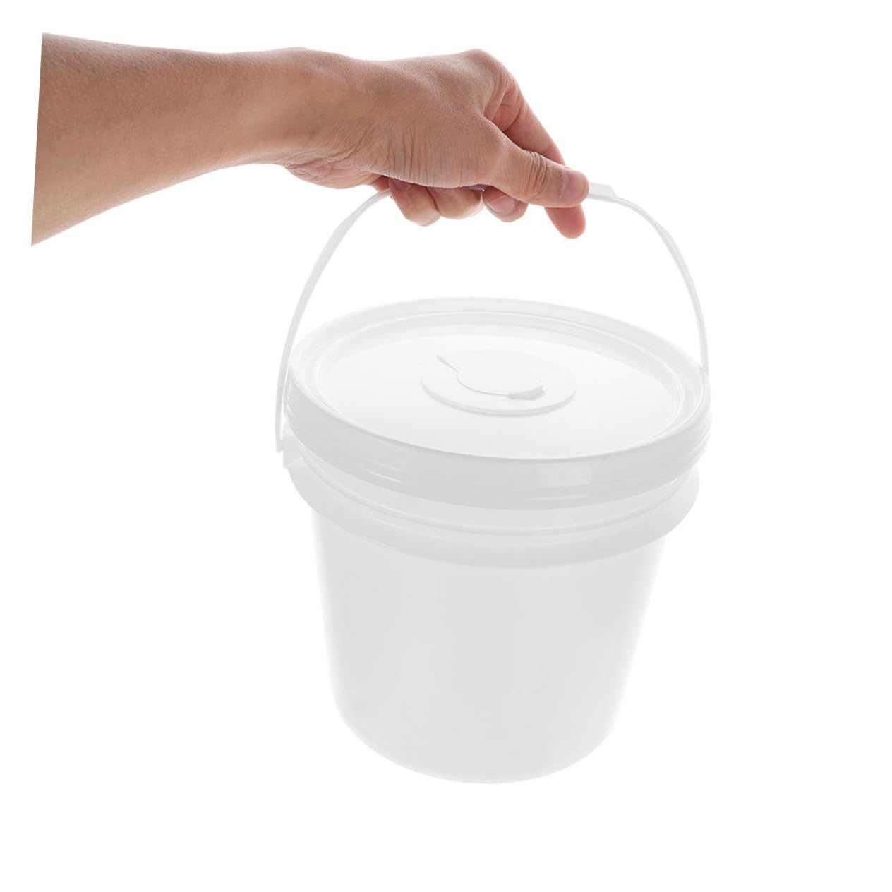 Dispensador de Toallitas Húmedas Portátil de Plástico Blanco 10 L