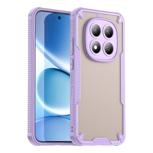 Coque Xiaomi Redmi Note 15 Pro 5G violette avec protection d'écran verre trempé