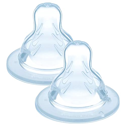 Lot de 2 tétines silicone débit X - Mam