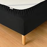 Wrappybag Cache Sommier 160 x 200 avec Élastiques – Rénovez et Modernisez Votre Ancien Sommier – Cache sommier Noir   6 Tailles Disponibles