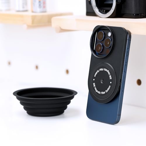 Lente para móvil JJC con clip universal de rosca de 17mm para smartphone 7