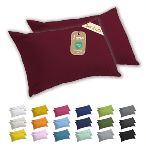 Lavea   Juego de 2 Fundas de Almohada 40