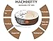 HACHIKITTY Washable Donut Cat Bed Round, Cat Beds Indoor Cats Medium, Small Cat Bed Machine Washable