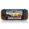 XAMMUE OneXPlayer Mini PRO [CPU AMD R7-6800U] 7 Inches Handheld PC Video Game Console One X Player Portable RGB Lamp PC Game Console Win 11 OS Laptop 1920×1200 Mini Pocket Tablet PC (16GB+512GB)