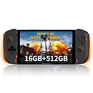 XAMMUE OneXPlayer Mini PRO [CPU AMD R7-6800U] 7 Inches Handheld PC Video Game Console One X Player Portable RGB Lamp PC Game Console Win 11 OS Laptop 1920×1200 Mini Pocket Tablet PC (16GB+512GB)