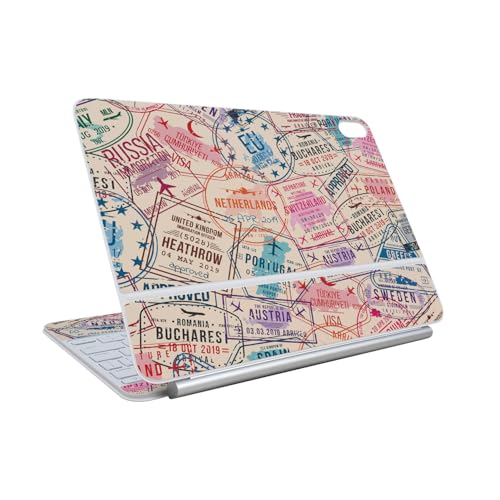 Skin Compatible with Apple Magic Keyboard for iPad Air 11-inch (M3) 2025 - Ive Been Everywhere - Premium 3M Vinyl Protective Wrap Decal Cover - Easy to Apply | Crafted in The USA by MightySkins by Vision Signs & Graphics - Used condition - US$9.55