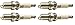 Set (4pcs) NGK Standard Spark Plugs Stock 7788 Nickel Core Tip Standard 0.028in BPR9ES