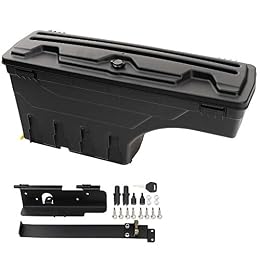 GRAND ORANGE Lockable Truck Bed Storage Box Toolbox Compatible with Toyota Tundra Pickup 2007-2020 Pickup Rear Left Driver Side