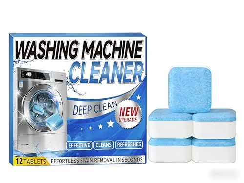 Washing Machine Cleaning Tablets – 12/24 Pack Deep Cleaning Descaler