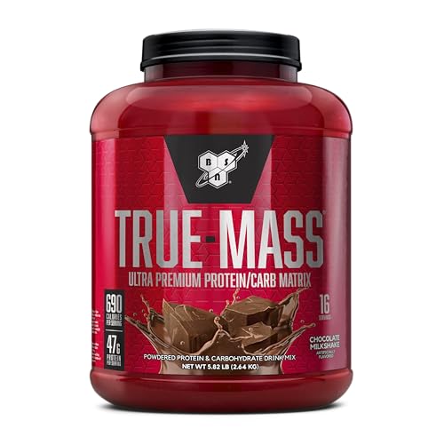 BSN TRUE-MASS Weight Gainer, Muscle Mass Gainer Protein...