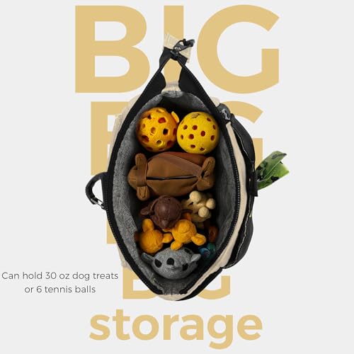 Dog Treat Pouch Training Kit with Clicker for Dog Trainer, Puppy Treat Bag with Poop Bag Dispenser and Clip for Belt, Dog Walking Pouches with Clickers and Silent Whistle (Khaki Brown) Dog Treat Pouch Training Kit with Clicker for Dog Trainer, Puppy Treat Bag with Poop Bag Dispenser and Clip for Belt, Dog Walking Pouches with Clickers and Silent Whistle (Khaki Brown)