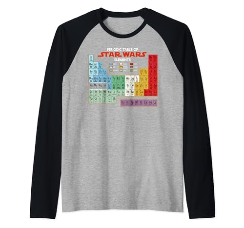 T-shirt Star Wars Periodic Table en jersey de coton idéal pour les soirées ciné