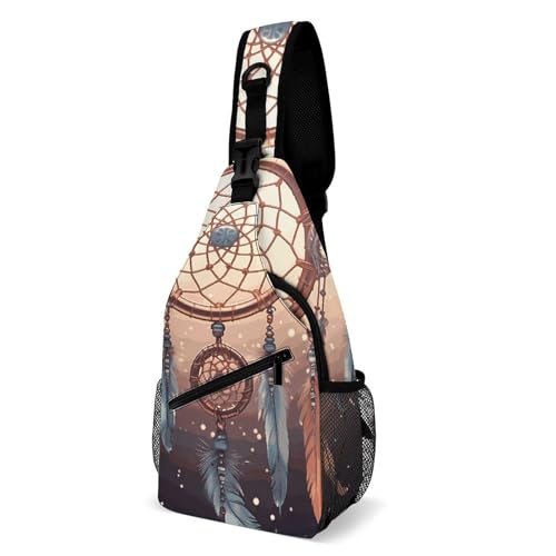 Bolso Bandolera Native American con Atrapasueños 38x20cm