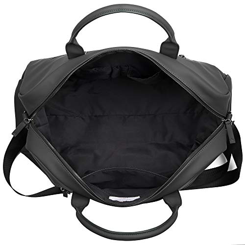 The Friendly Swede Weekender Bag, Duffle Overnight Bag - High-end Vreta Collection - 35L Travel Duffel, Weekend Bag For Women and Men (Black)