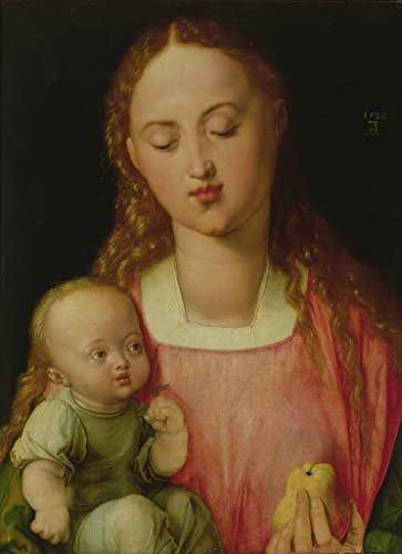 Impression toile Vierge à l'Enfant Dürer affiche d'art premium au format 60x90