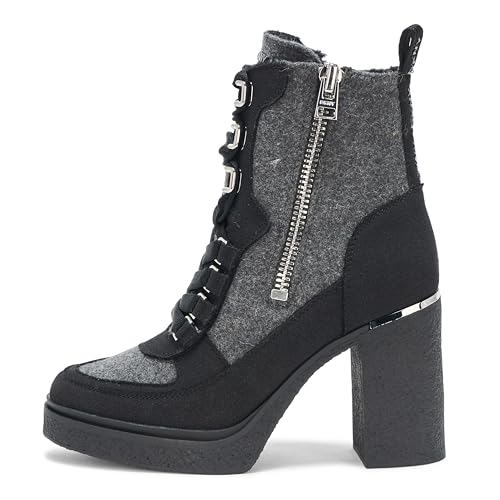 Image of DKNY Women's Toia Platform Combat Boot with Block Heel
