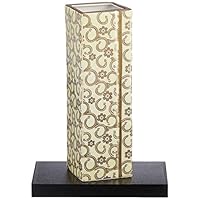 Amazon.co.jp: 九谷焼 花瓶 花器 6号 約19cm 台付 牡丹 日本製