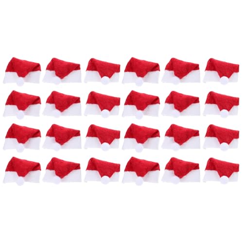 Mini chapeaux de Noël pour sucettes et décoration de bonbons de fête