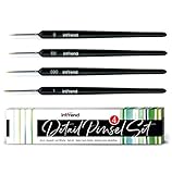 ERGONOMISCHE PINSEL: Das int!rend 4 Brushes Set liegt Dank seiner Form perfekt in der Hand und kann sowohl von Kindern als auch Erwachsenen leicht geführt werden. Die Malen nach Zahlen Pinsel lassen Deine Bilder und DIY Projekte in ganz neuem Licht erstrahlen
