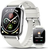 Poounur Smart Watch für Männer Frauen, Fitness-Uhr mit intelligenten Erinnerungen und Telefonanrufe, Activity Tracker mit Herzfrequenz Schlaf Monitor – Ansicht 1