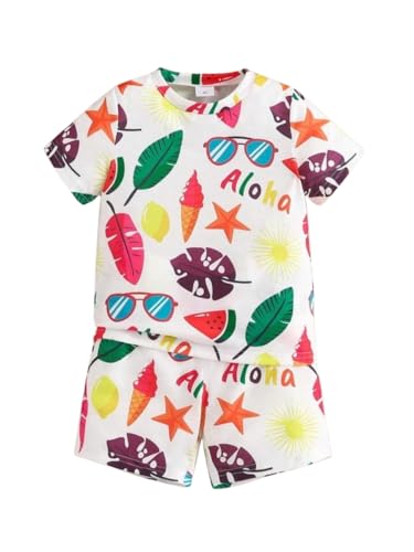 Image of THIIYA KIDS Boys Cotton Co-Ord Set | Printed T-Shirt & Shorts | Soft Comfortable Summer Wear for Kids