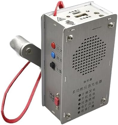 20W Noodsituatie Handmatige Generator Hand Crank Elektrische Generator Dynamotor Miniatuur Generator Outdoor Camping Survival 5845