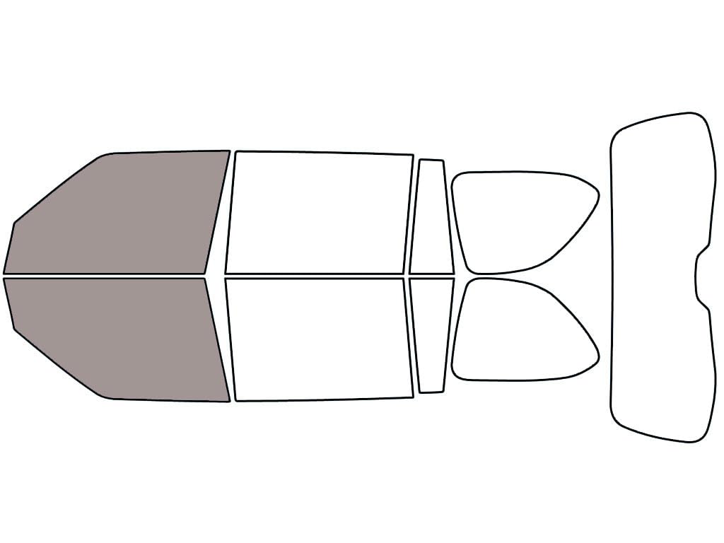 Avery Dennison NR Nano Ceramic IR Window Tint Kit Compatible with Nissan Armada 2017-2024 - Front Precut Kit - 50%