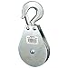 Pulley Block, 1/4 in Max. Cable Size, Designed Fit Wire Rope, 3 in Sheave Outside Dia,210416551