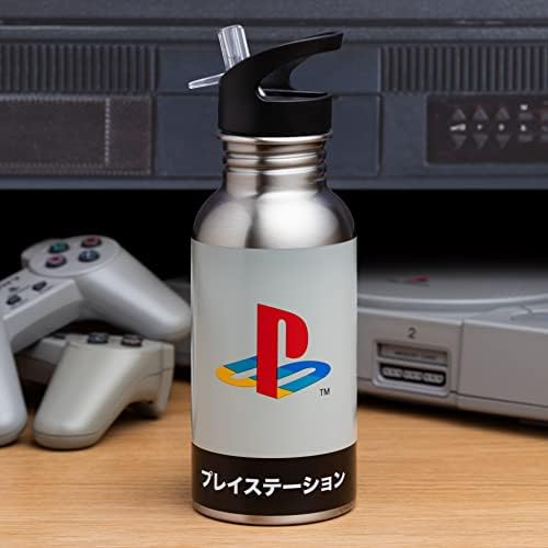 Paladone Playstation Heritage Stainless Steel Water Bottle, 500 ml, 16.9 fl oz - 2