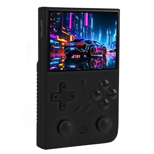 Xiuganpo Console de Jeu Portable, Système de Jeu de Poche Compact avec écran HD de 3,5 Pouces pour le Divertissement en Déplacement (64G)