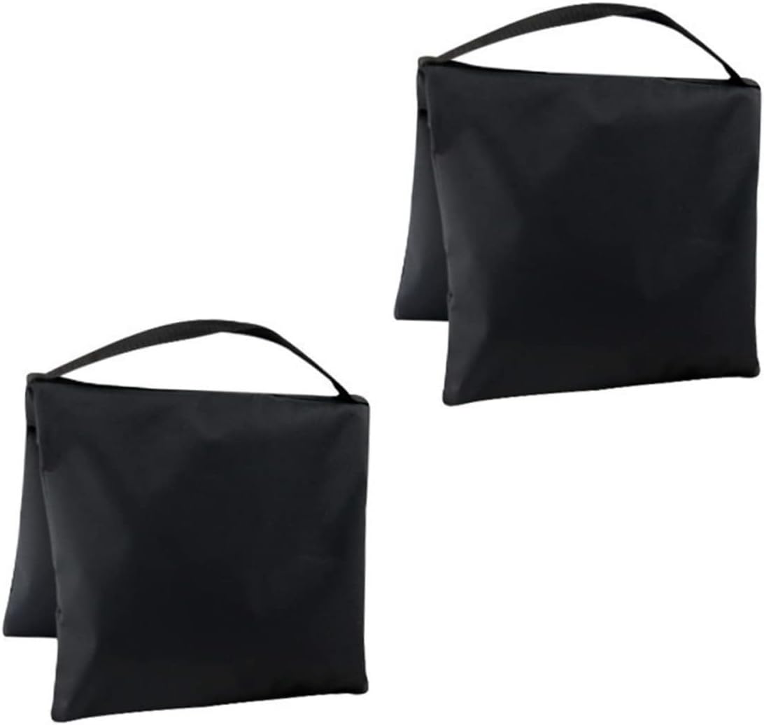 KOMBIUDA 2pcs Photography Sandbag Set for Tripod and Light Stand Heavy Duty Oxford Cloth Weight Bags Dual Zipper for Outdoor Stability and Balance
