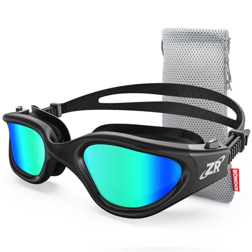 Image of ZIONOR Swim Goggles, Upgraded G1 Polarized Swimming Goggles Anti-Fog for Adult Men Women