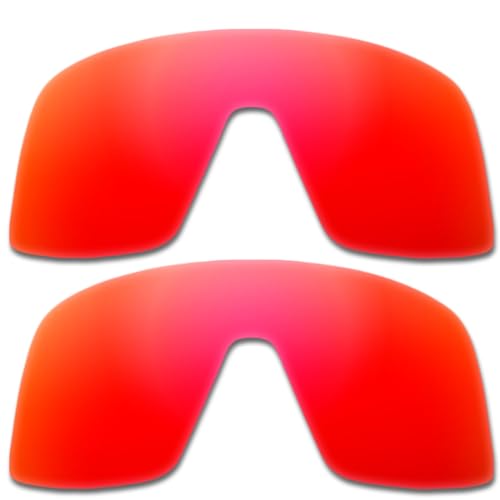 Lentilles Oakleys Sutro pour remplacer des verres rayés polarisés rouges OO9406