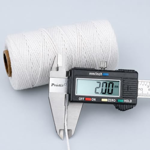 Image of G2PLUS 2MM White String, 328 Feet Cotton Bakers Twine for Craft & Cooking | 100% Cotton,for Gift Wrapping, Meat Trussing, DIY Craft Projects