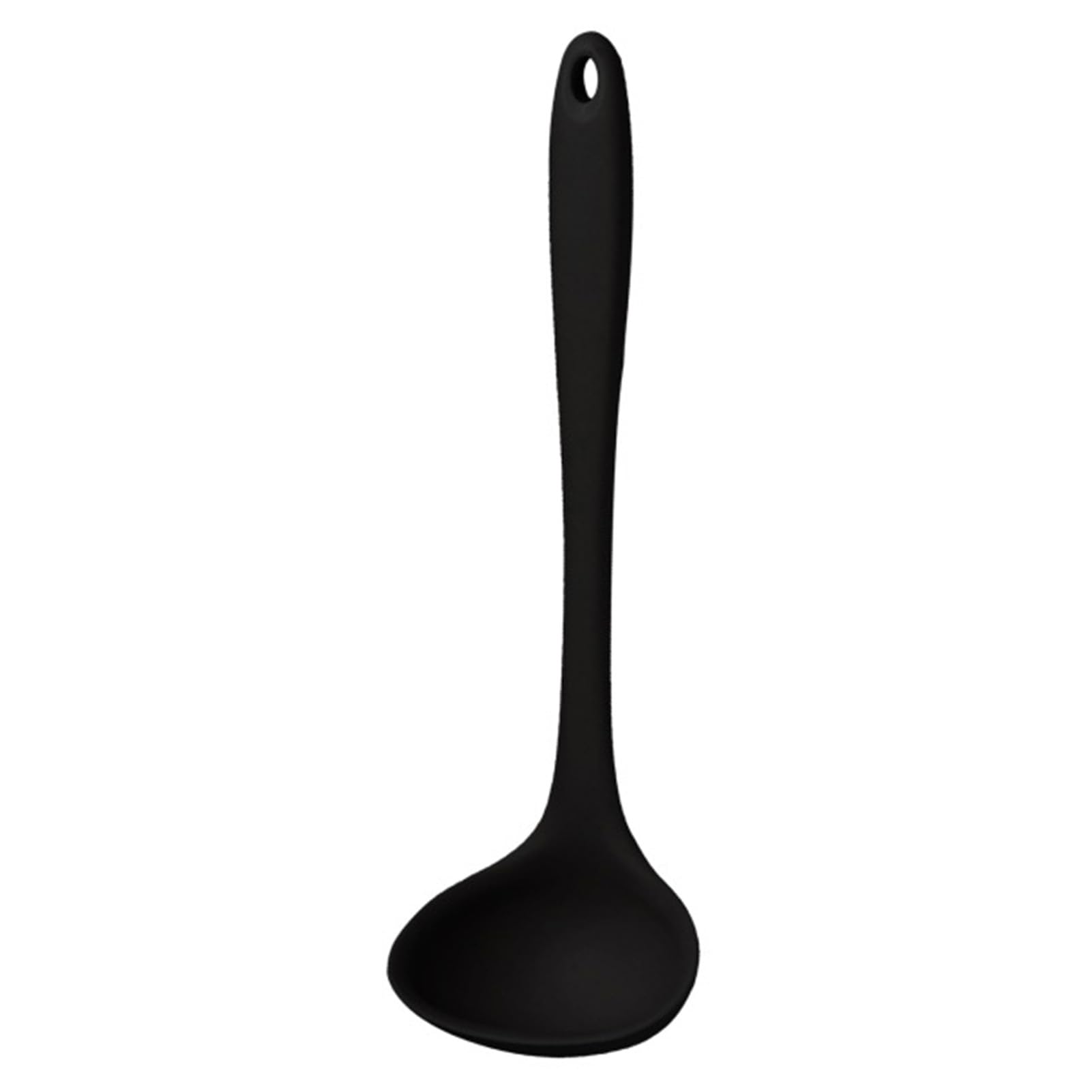 matumou Kitchen Ladle -scald Flexible Silicone Long Handle Soup Scoop Cooking Spoon for Home Soup Scoop