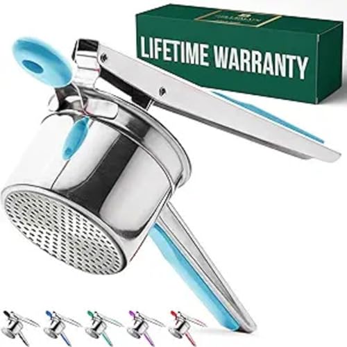 Bellemain Large Potato Ricer 15oz – Heavy Duty Stainless Steel Potato Masher for Smooth Mashed Potatoes
