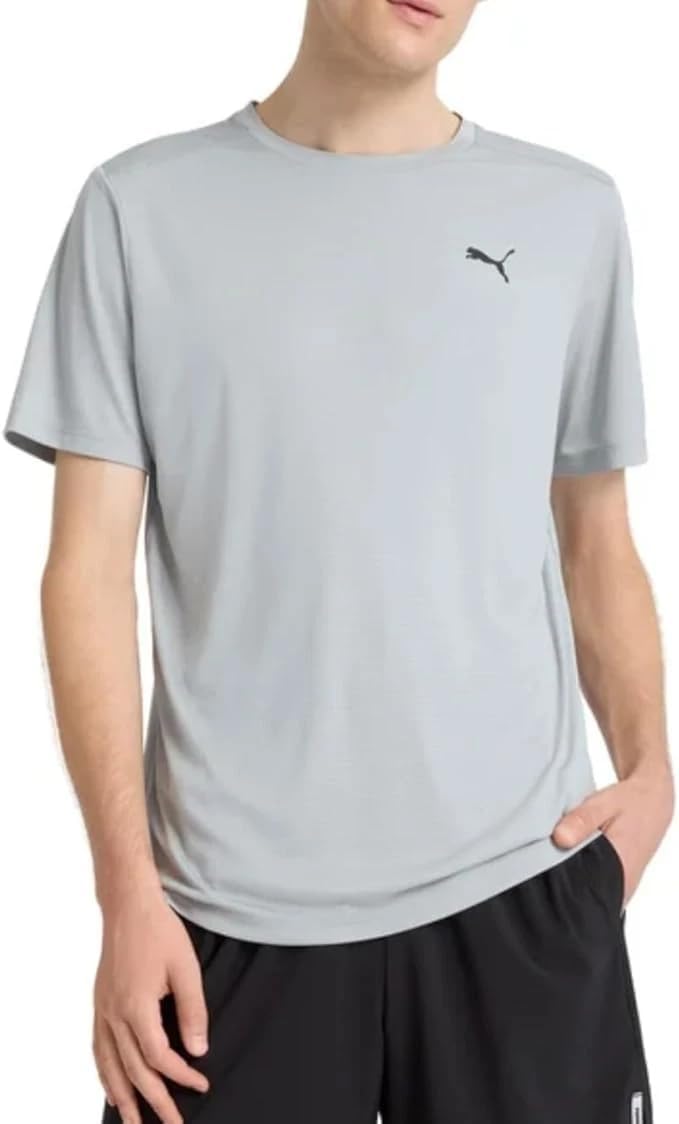 PUMA Men's Short Sleeve Active T-Shirt (US, Alpha, X-Large, Regular, Regular, Gray)