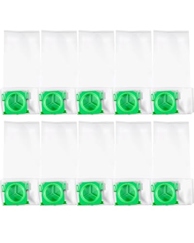 Image of 10 Pack 6629ER Vacuum Bags Compatible with Sebo Airbelt K Series Vacuums, 4-Layer Ultrafiltration Cartridge Vacuum Cleaner Filter Bags with Cover