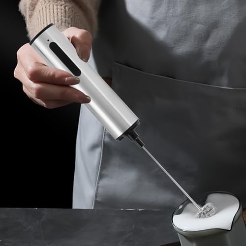 Mousseur à café rechargeable et batteur à mousse portable à 3 vitesses - 3