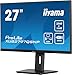 iiyama Prolite XUB2797QSNP-B1 68,5cm 27" IPS LED-Monitor WQHD 100Hz HDMI DP-in/Out DaisyChain USB3.2 USB-C Dock 96W LAN KVM-Switch Slim-Line Höhenverstellung Pivot AdaptiveSync schwarz