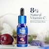 Blue Nectar Plum Face Serum for Acne Prone Skin and Acne Marks | Oil Free Anti Acne Serum for Oily Skin | Pore Minimizing Serum for Bumpy Texture | With Plant Based Vitamin C (1Fl Oz)